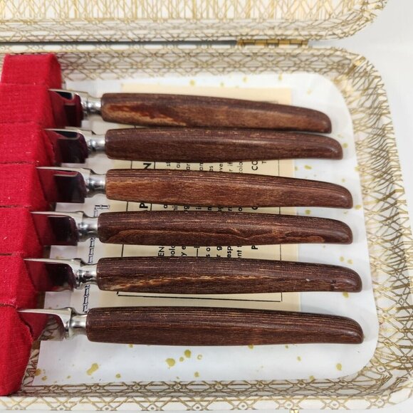 Premier Cutlery Toronto Stainless Steel Knife Knives Set of 6 Sheffield England - Picture 2 of 9